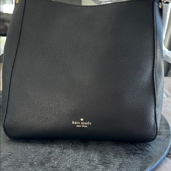 Kate Spade Black Shoulder Bag with Textured Leather - Picture 2 of 11